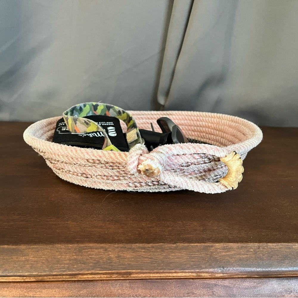 Pink Rope Basket